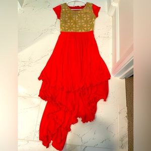 Pink beautiful party wear dress